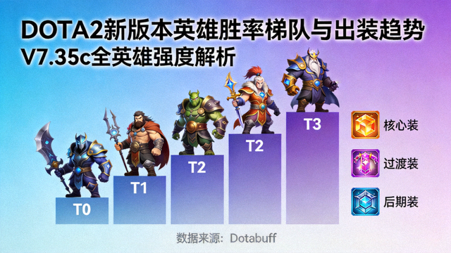 DOTA2新版本英雄胜率梯队与出装趋势封面图